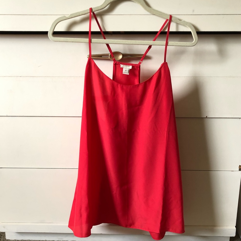 Red, racerback camisole